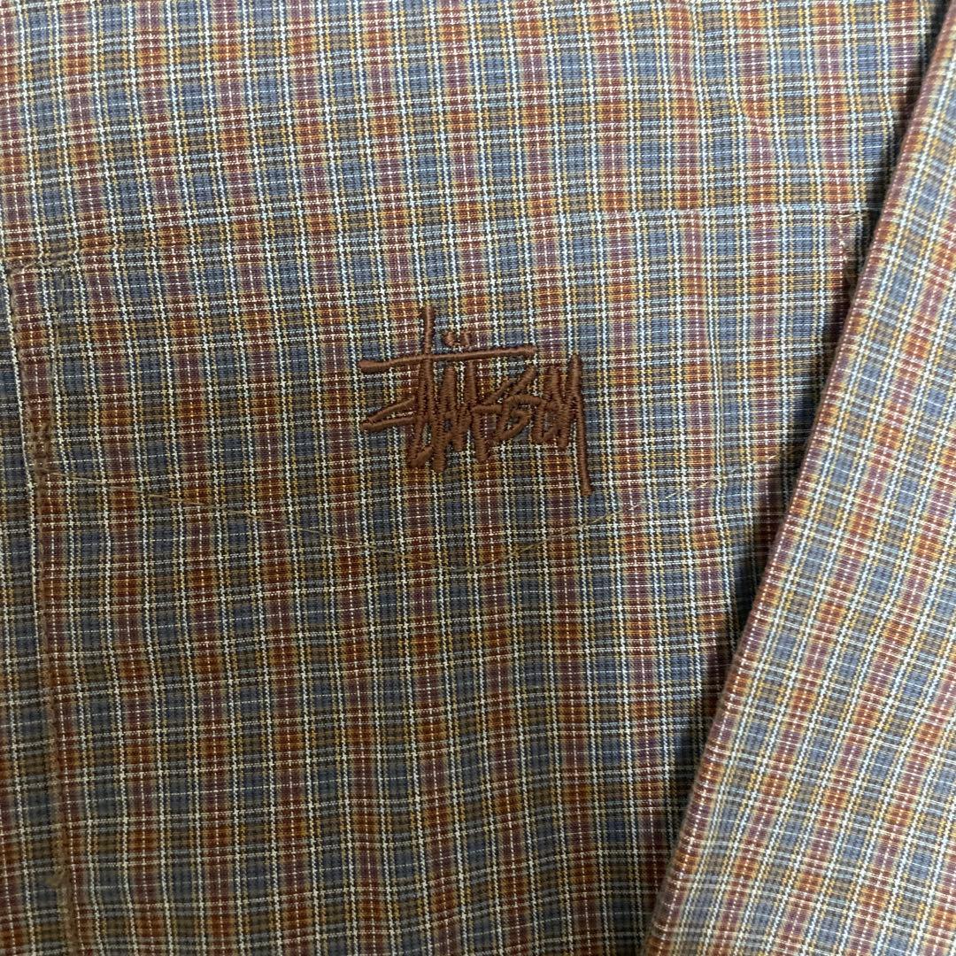 Stussy 90s チェック柄 ボタンダウンシャツ M