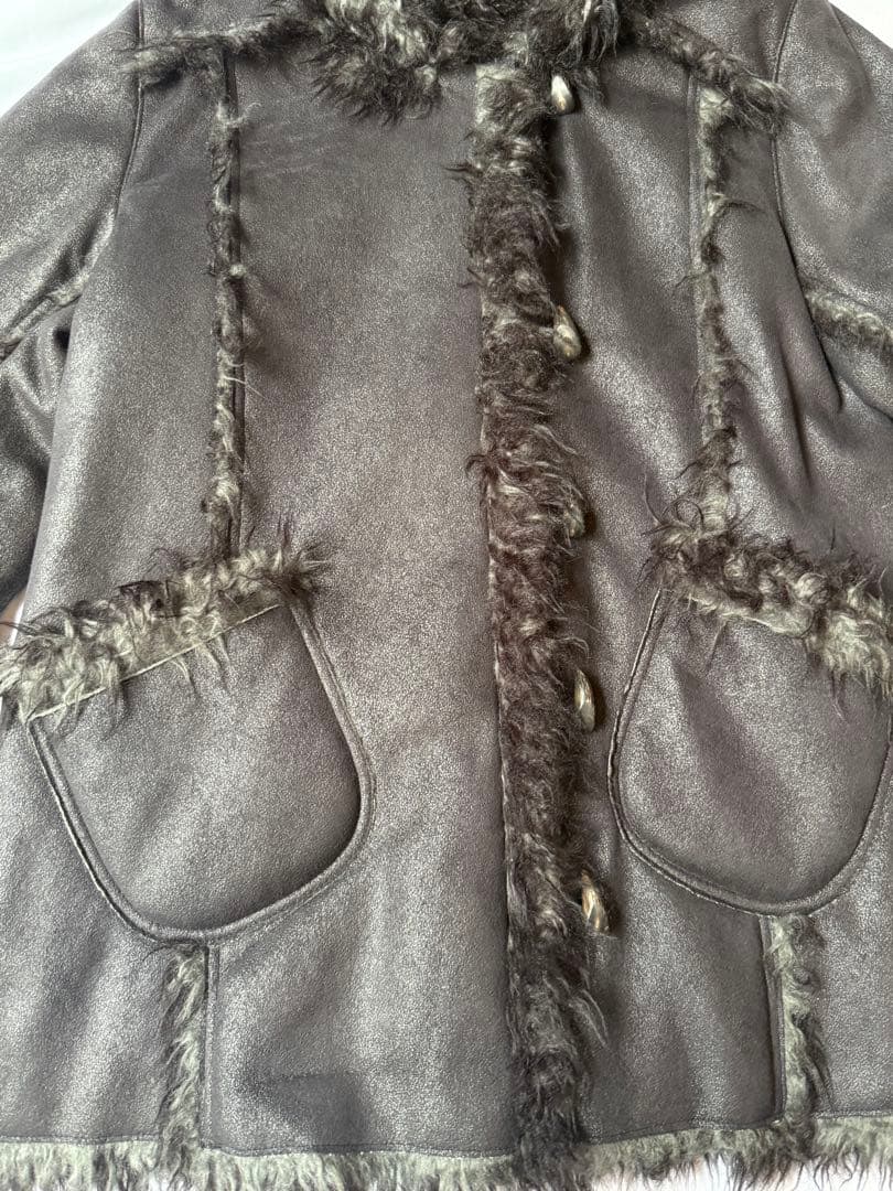 Pervers リバーシブルファージャケット