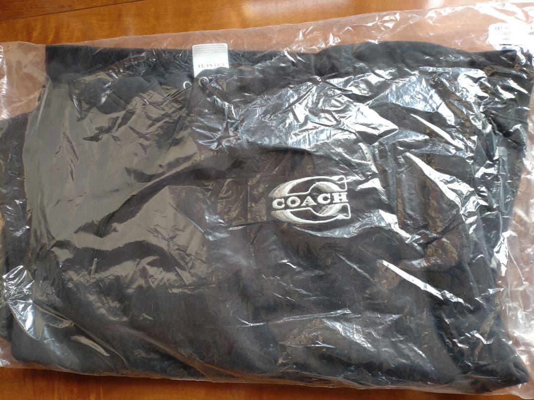 【新品未使用】コーチ　パーカー　ブラック L　COACH