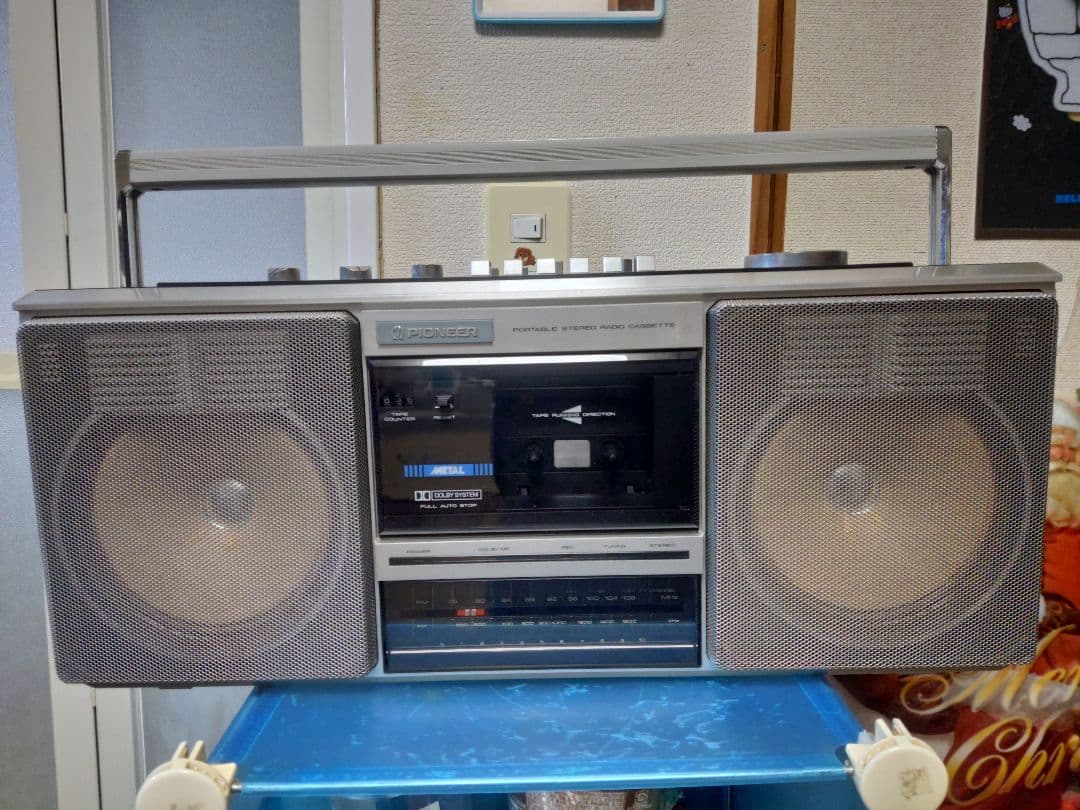 希少！バブル期　昭和レトロなラジカセ　パイオニア　ランナウェイSK-350整備品