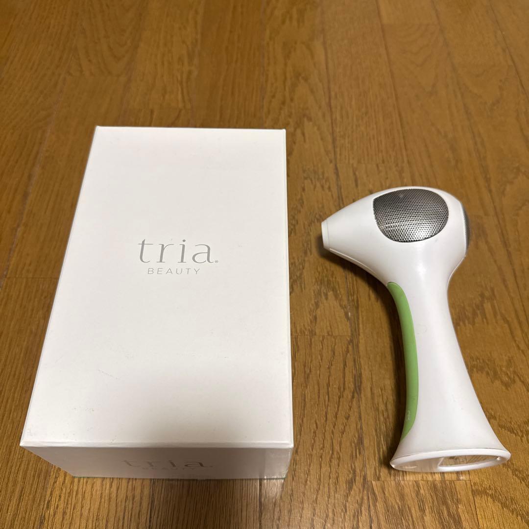 【動作確認済】トリアビューティー 脱毛器 ホワイト/グリーン