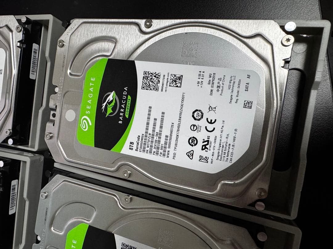 外付けハードディスク・ドライブ NAS Yottamaster 5Bay USB-C 40TB