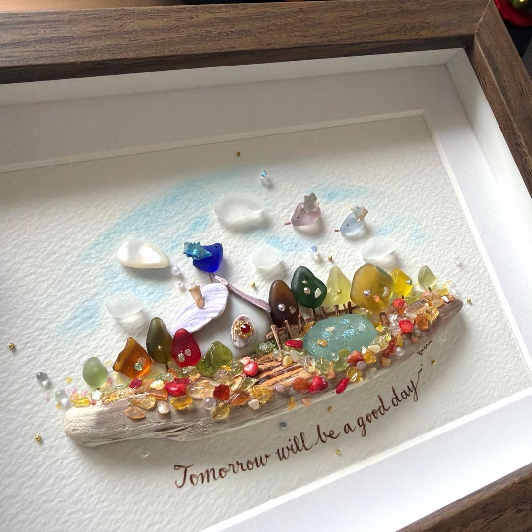 よっち　オーダー受付　シーグラスアート