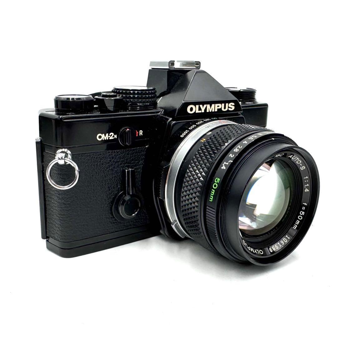 美品 OLYMPUS OM-2n ZUIKO 50mm F1.4 ブラック