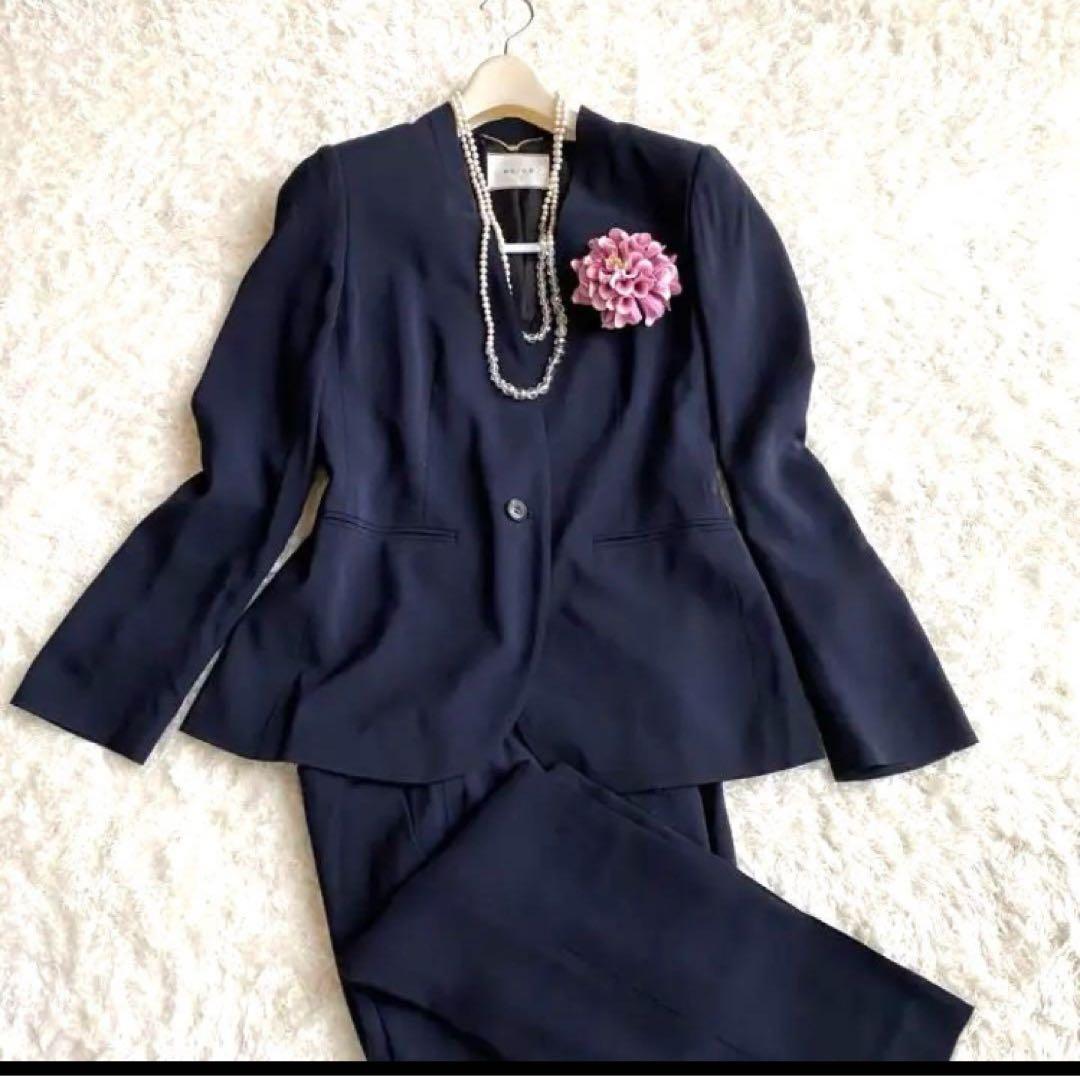 美品☆ベイジセットアップパンツフォーマル入学式卒業式