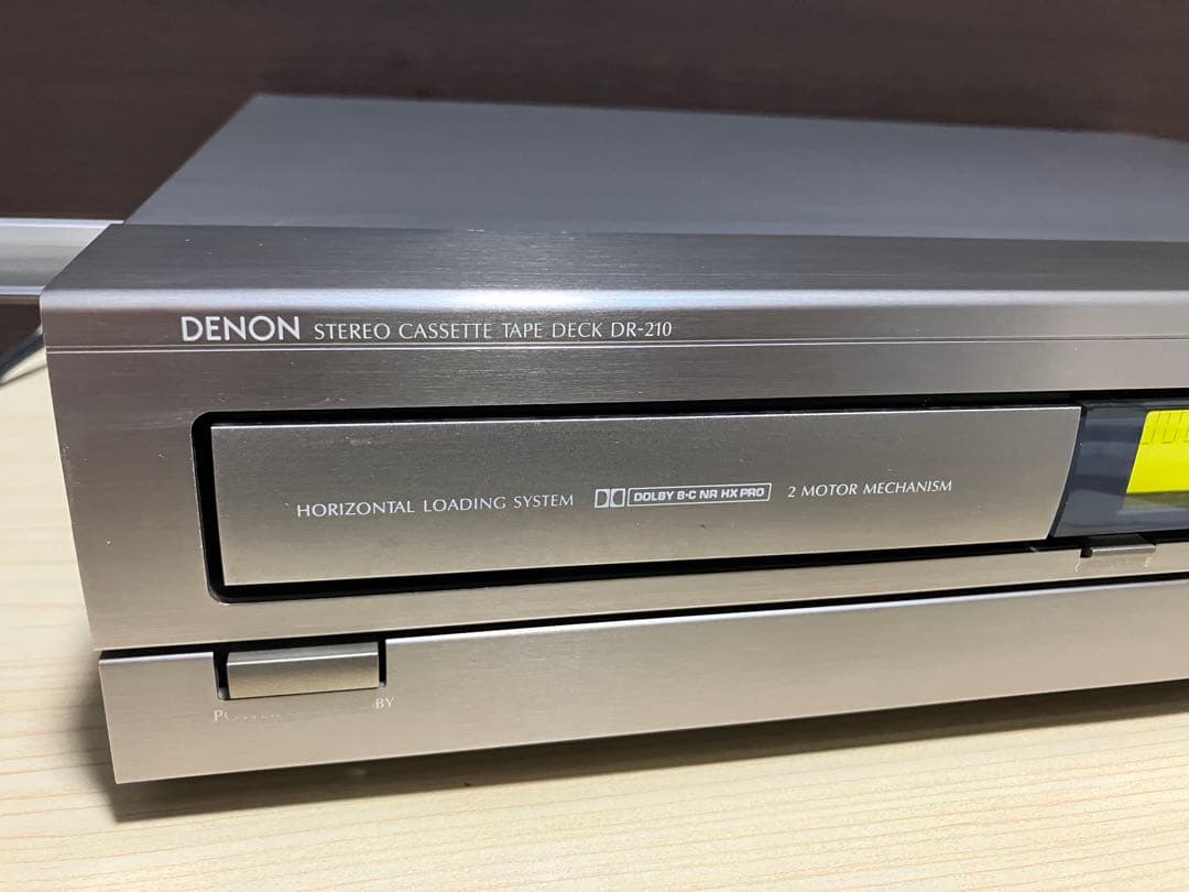 DENON デノン　DR-210 カセットデッキ　録音可