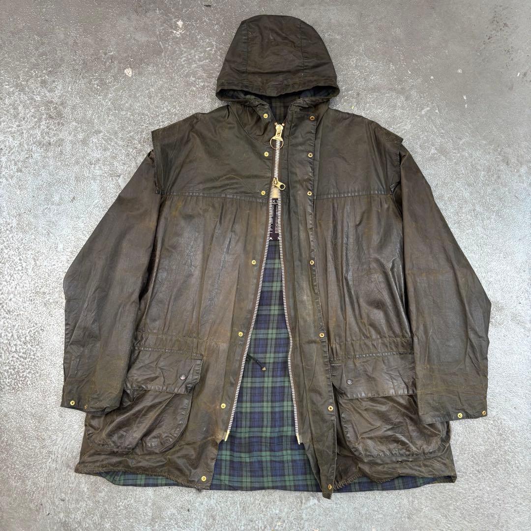 90s Barbour durham ダラム　オイルドハンティングジャケット