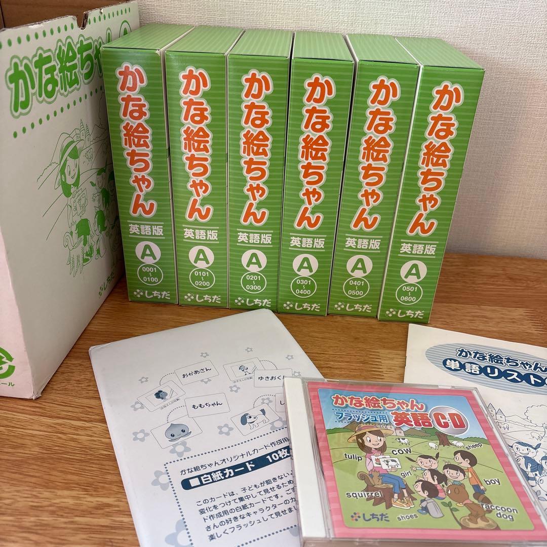 かな絵ちゃん　英語　フラッシュカード　A