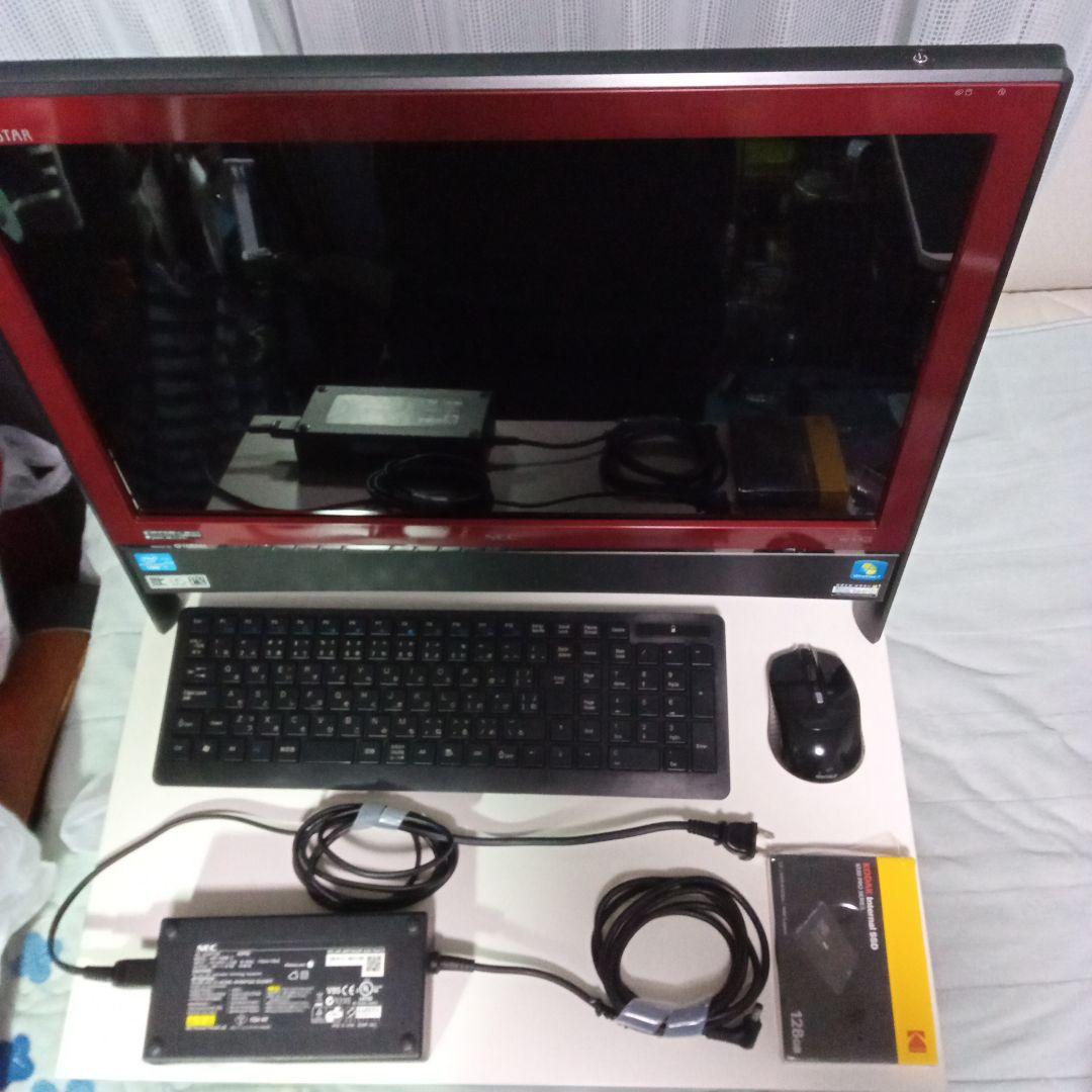 【値下げ】Win11/i7/メモリ8GB/SSD128GB NEC製一体型PC