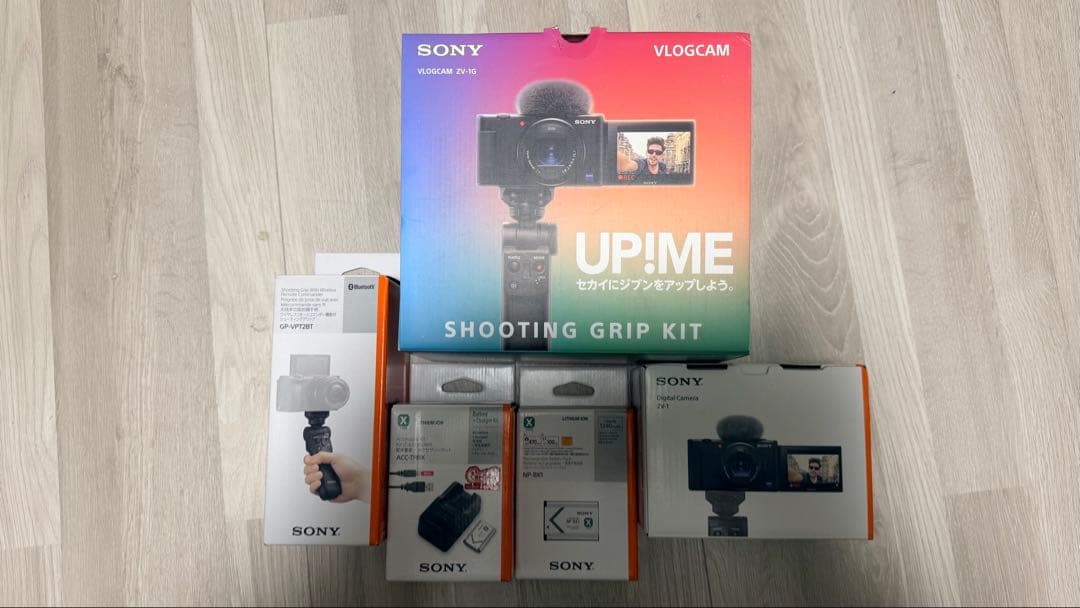 u ：SONY VLOGCAM ZV-1 シューティンググリップキット