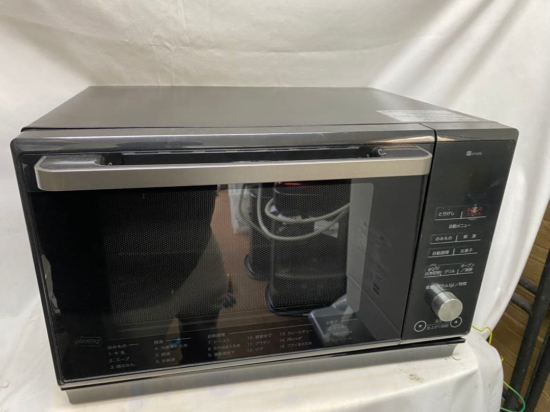 ニトリ　ET-626A BK フラットオーブンレンジ　2024年式