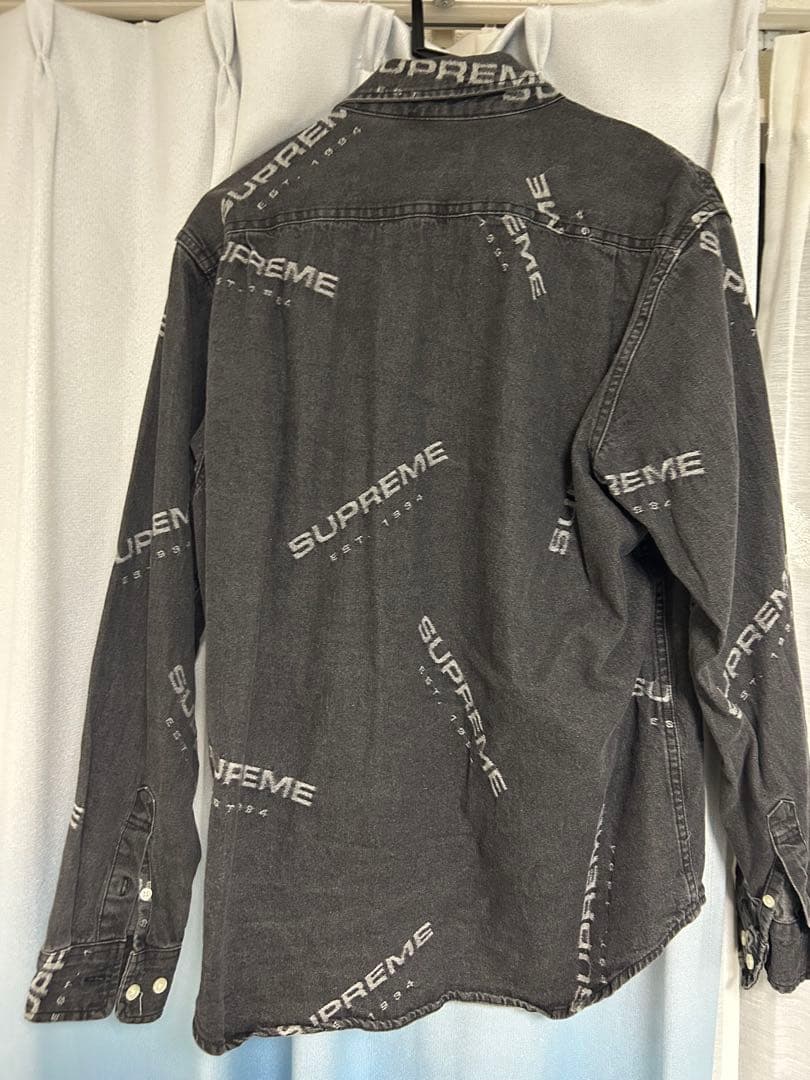 トップス Jacquard denim shirt M