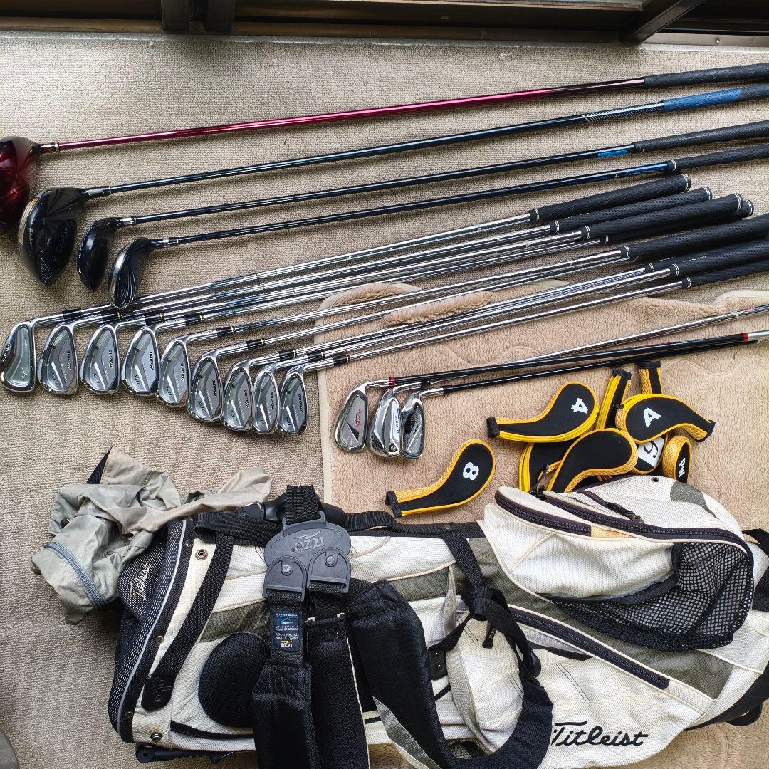 ミズノ JPX E500 アイアンセットflex S＋バッグ＋おまけクラブ