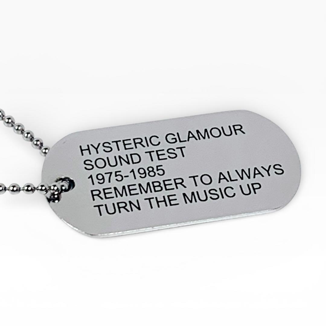 ヒステリックグラマー ドッグタグ ボールチェーン GUITAR GIRL