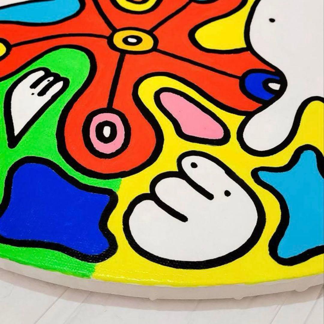 専用★鈴木哲也★丸型(500×500mm)アクリル原画1点物★送料無料#0030