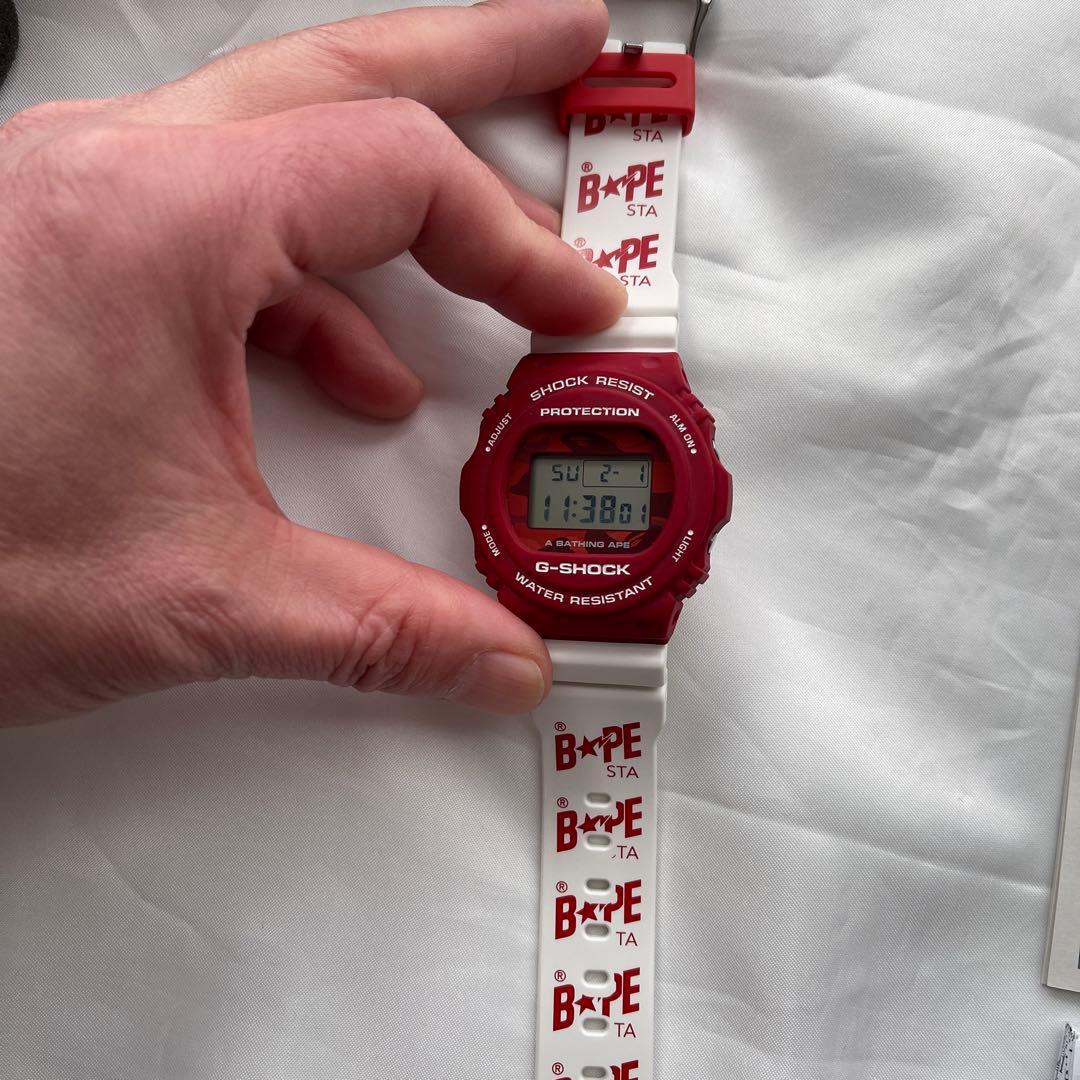 空の　アベイシングエイプコラボGショック腕時計