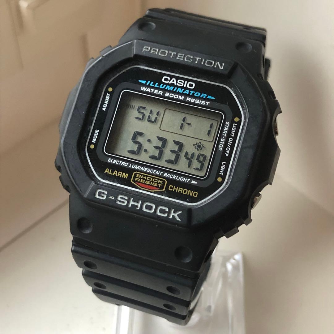 CASIO G-SHOCK 電池新品　DW-5600 ブルガリネクタイ