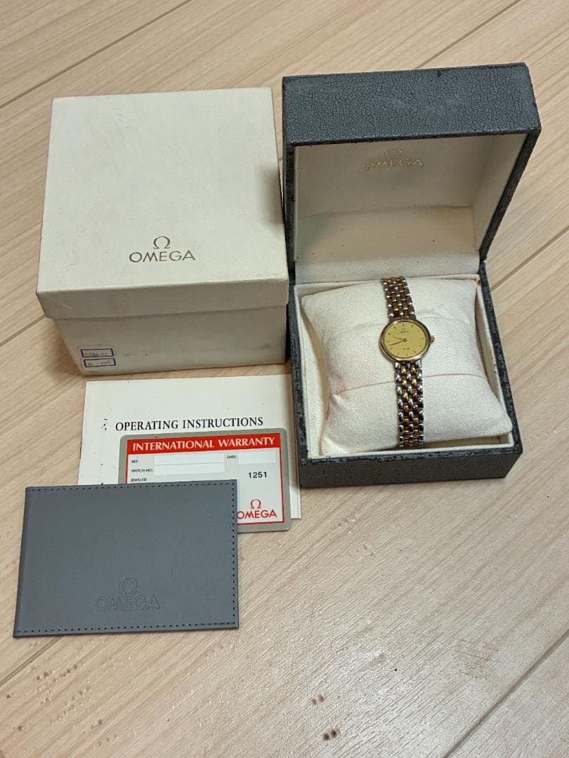 【OMEGA／オメガ】De Ville（デビル）レディース腕時計 ジャンク品