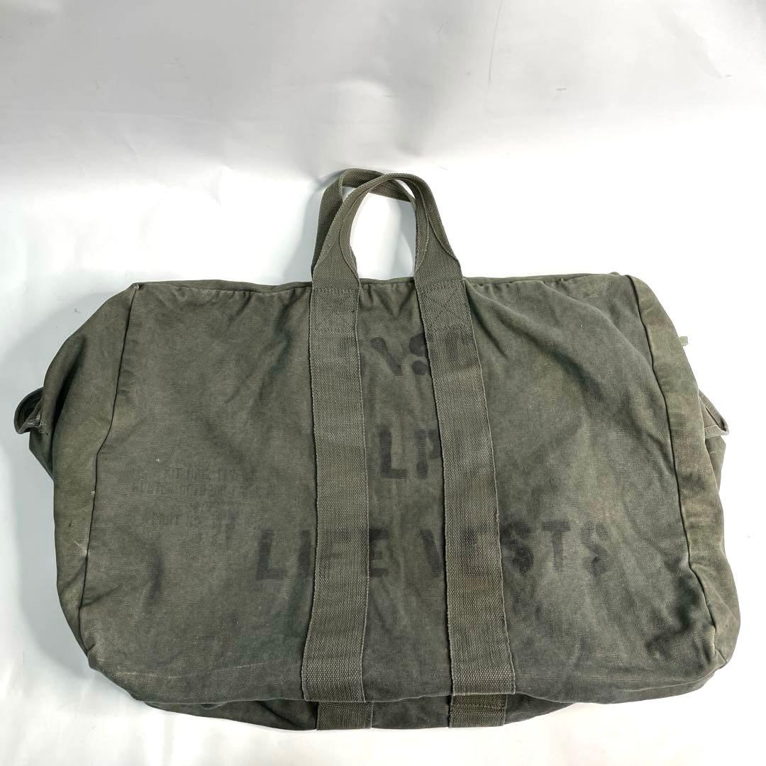 軍物 フライヤーズ キット バッグ ステンシル ペイント ボストン