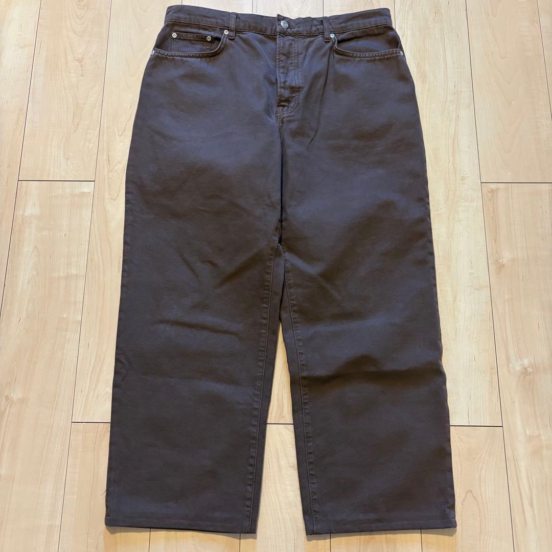 STUSSY BIG OL' JEANS 34インチ ブラウン ステューシー