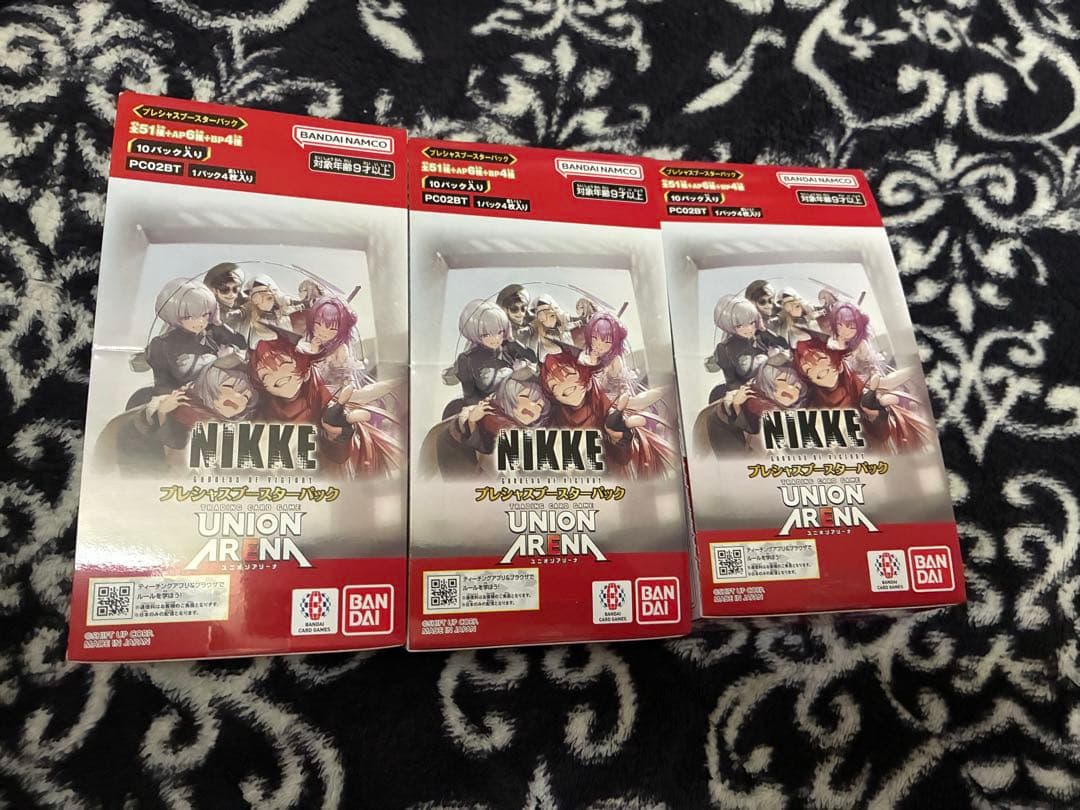 テープ付き ユニオンアリーナ NIKKE プレシャスブースターパック 3BOX