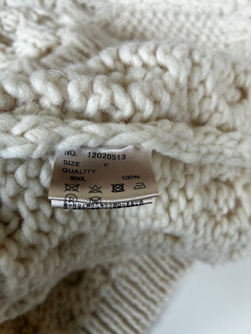 【極美品】今季継続モデル TODAYFUL パッチワークハンドニット タグ付