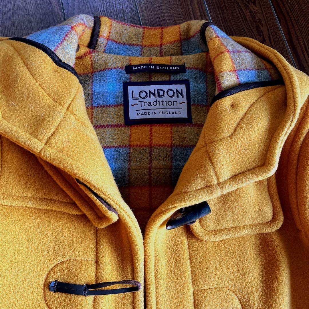 値下げ　美品　LONDONTradition ダッフルコート 裏チェックウール