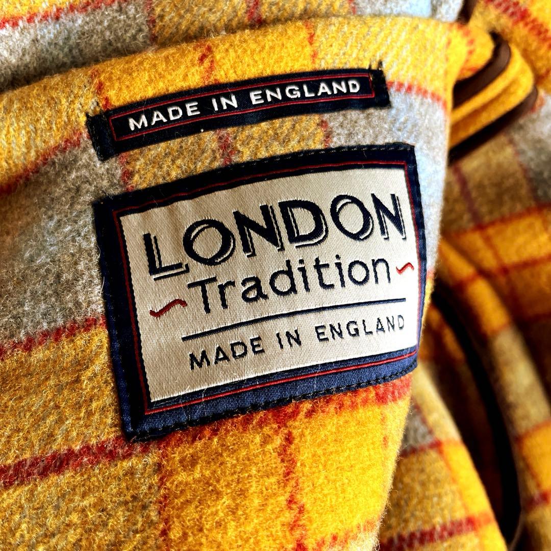 値下げ　美品　LONDONTradition ダッフルコート 裏チェックウール