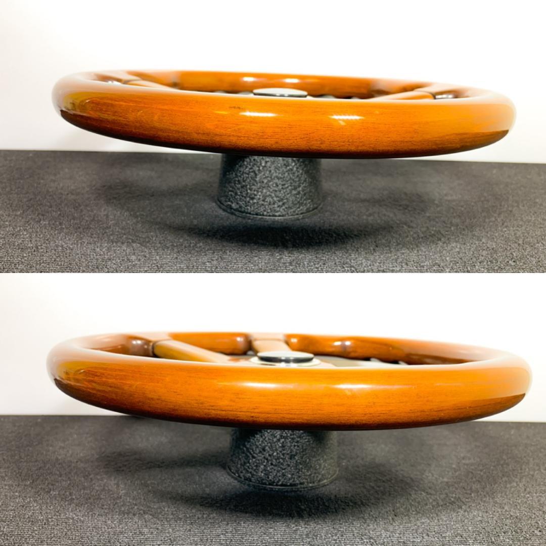 ナルディ ガラ4 ウッドステアリング タイプ4 ホーンボタン（新品おまけ）