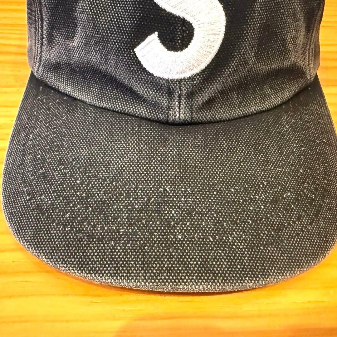 Supreme ブラック キャップ Sロゴ