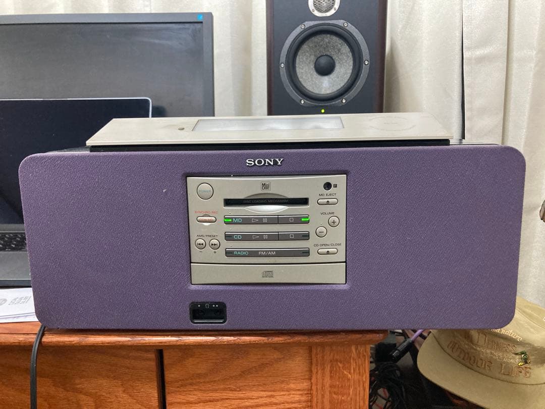 SONY ZS M5 MDラジカセ　スタジオモニター定番