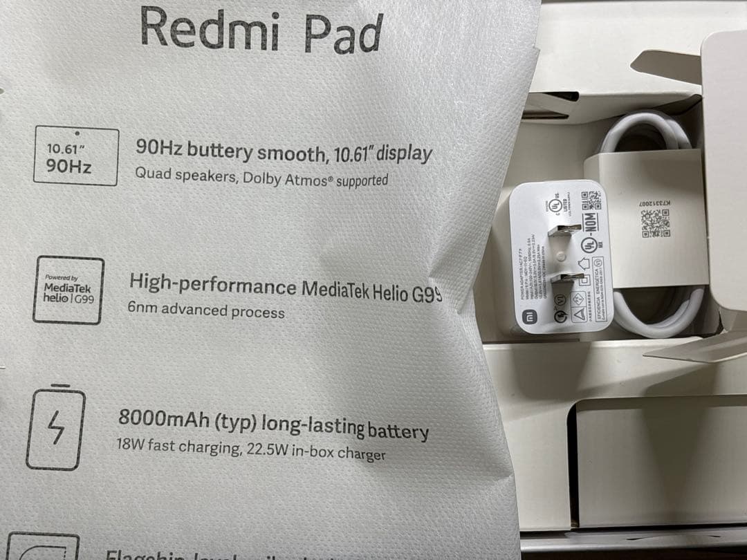 【美&安】Redmi Pad Helio G99/RAM4GB ROM128GB