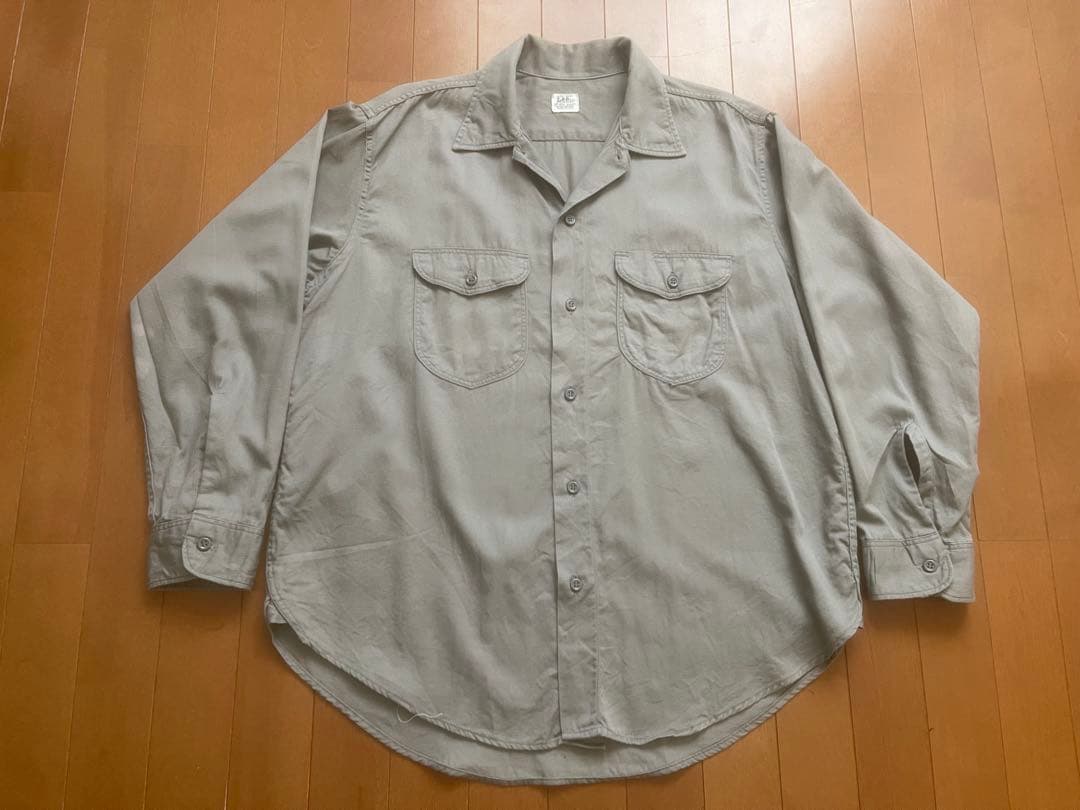 【AMOSYX 】60s-70s Lee ワークシャツ 16 1/2