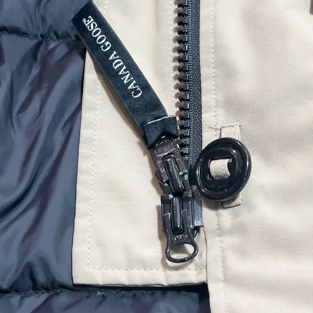 極美品✨ カナダグース ブロンテ ロング ファー ベージュ XS レディース