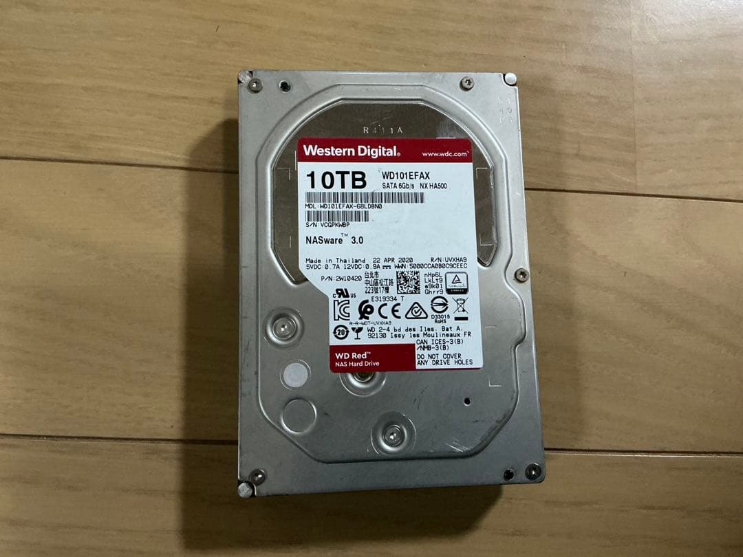 WesternDigital HDD ★10TB