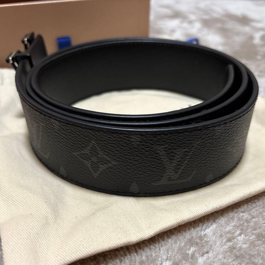 Louis Vuitton ベルト　ブラックレザー