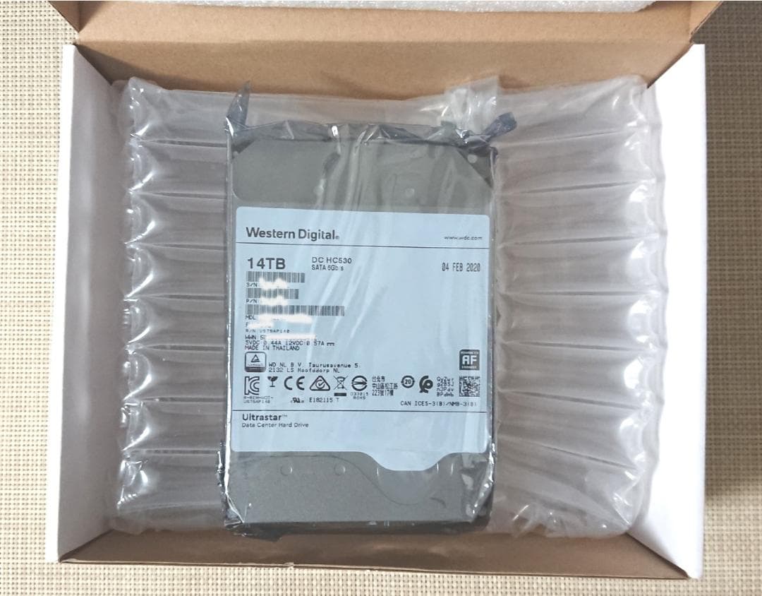 新品 HDD14TB Western Digital HGST DC HC530