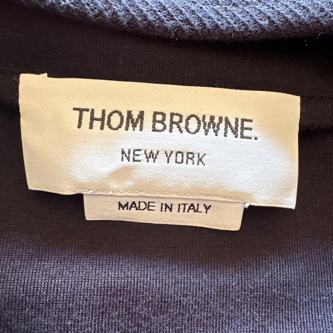 ◾️美品◾️THOM BROWNE. トムブラウン フーデット ライトコート