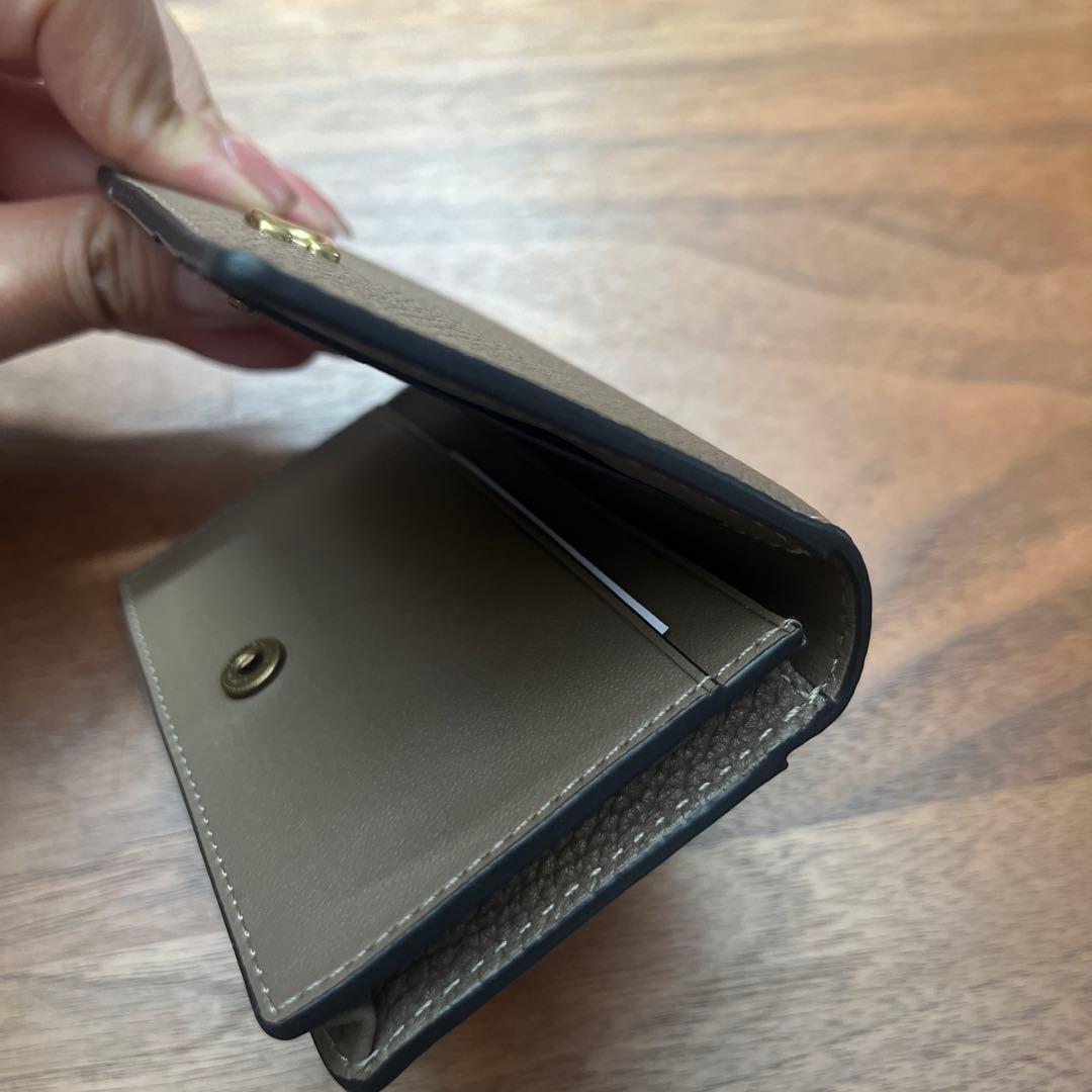 coach ブラウンレザー 名刺入れ　cs003