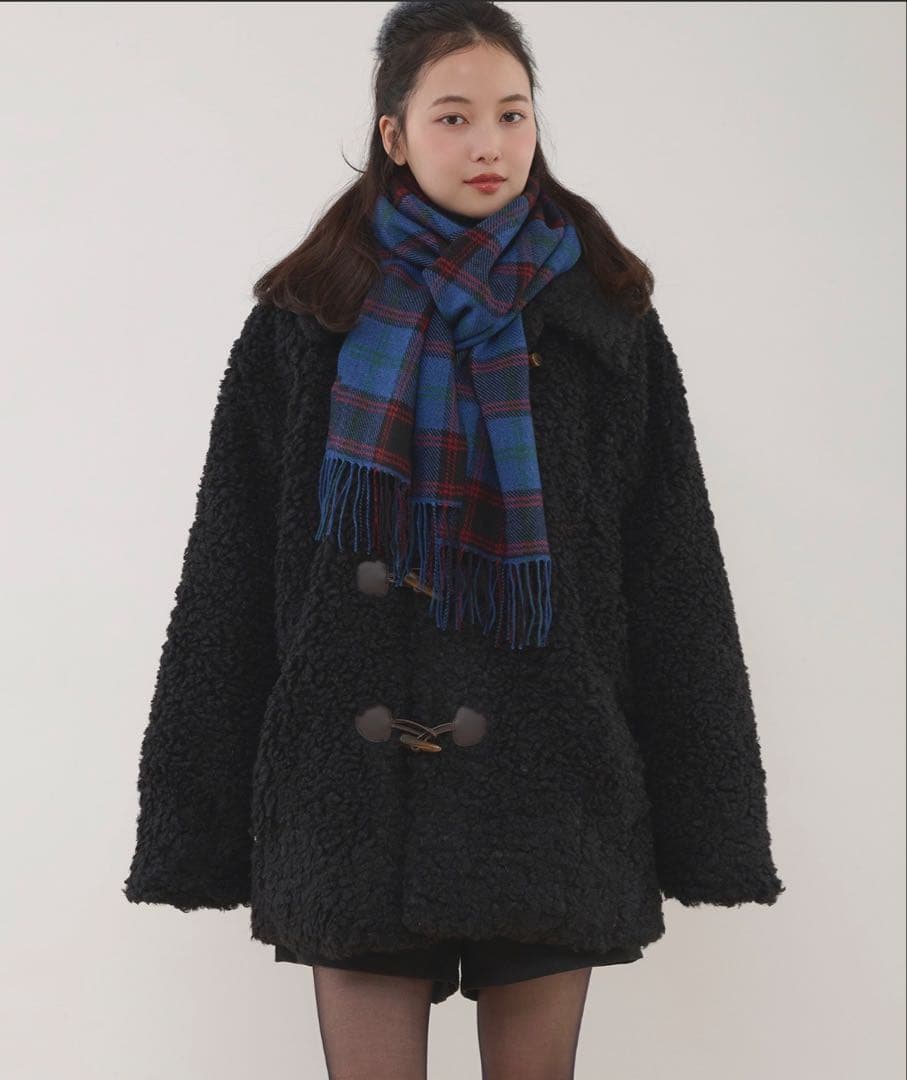 MUHET プードルシャギーダッフルコート