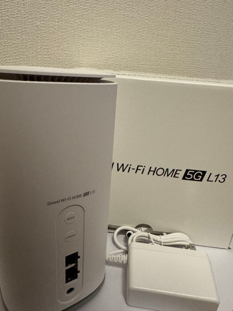 【新品未使用】 WiMAX Wi-Fi  5G L13 ホームルータ