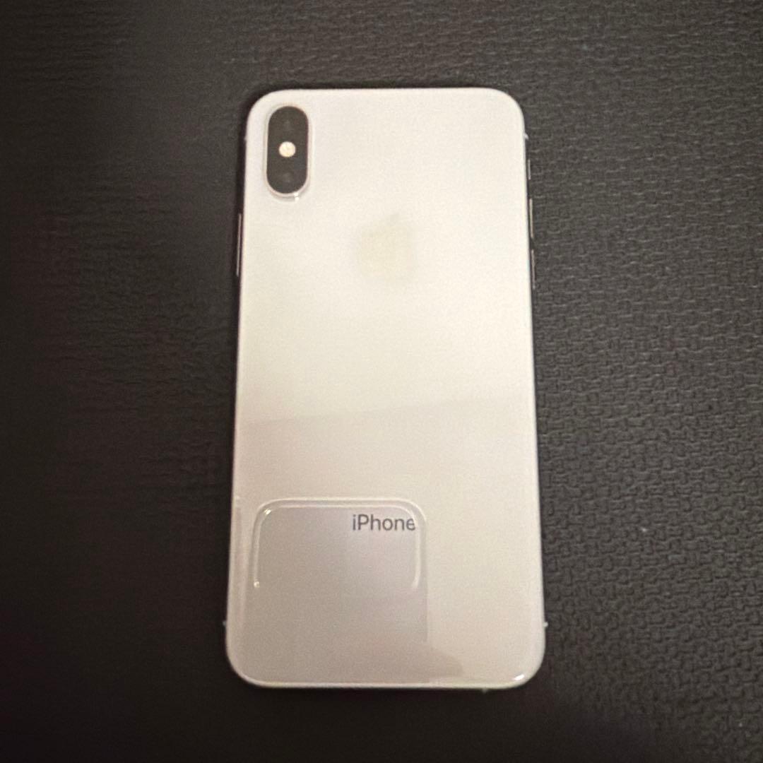 iPhone XS シルバー 64GB 画面キレイ　SIMフリー