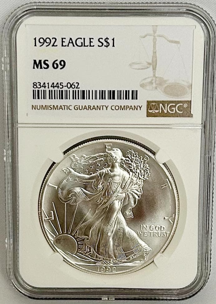1992年 アメリカンイーグル NGC MS69 8341445-062