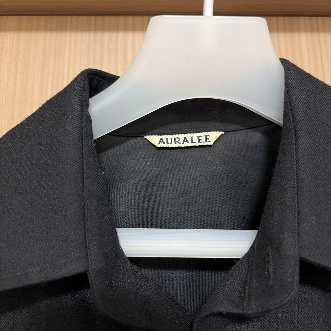 トップス AURALEE 22AW SUPER LIGHT WOOL SHIRTS