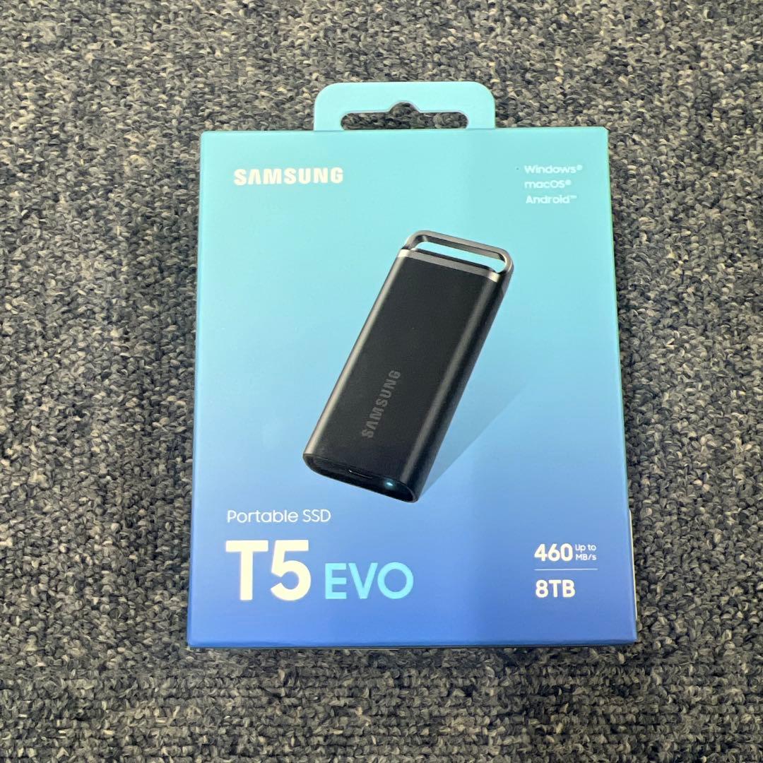 [新品未開封]Samsung Portable SSD T5 EVO 8TB