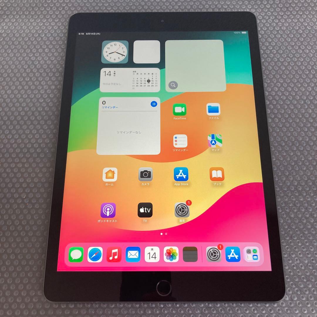 2492 電池最良好☆比較的美品☆iPad7第7世代128GB WIFIモデル☆