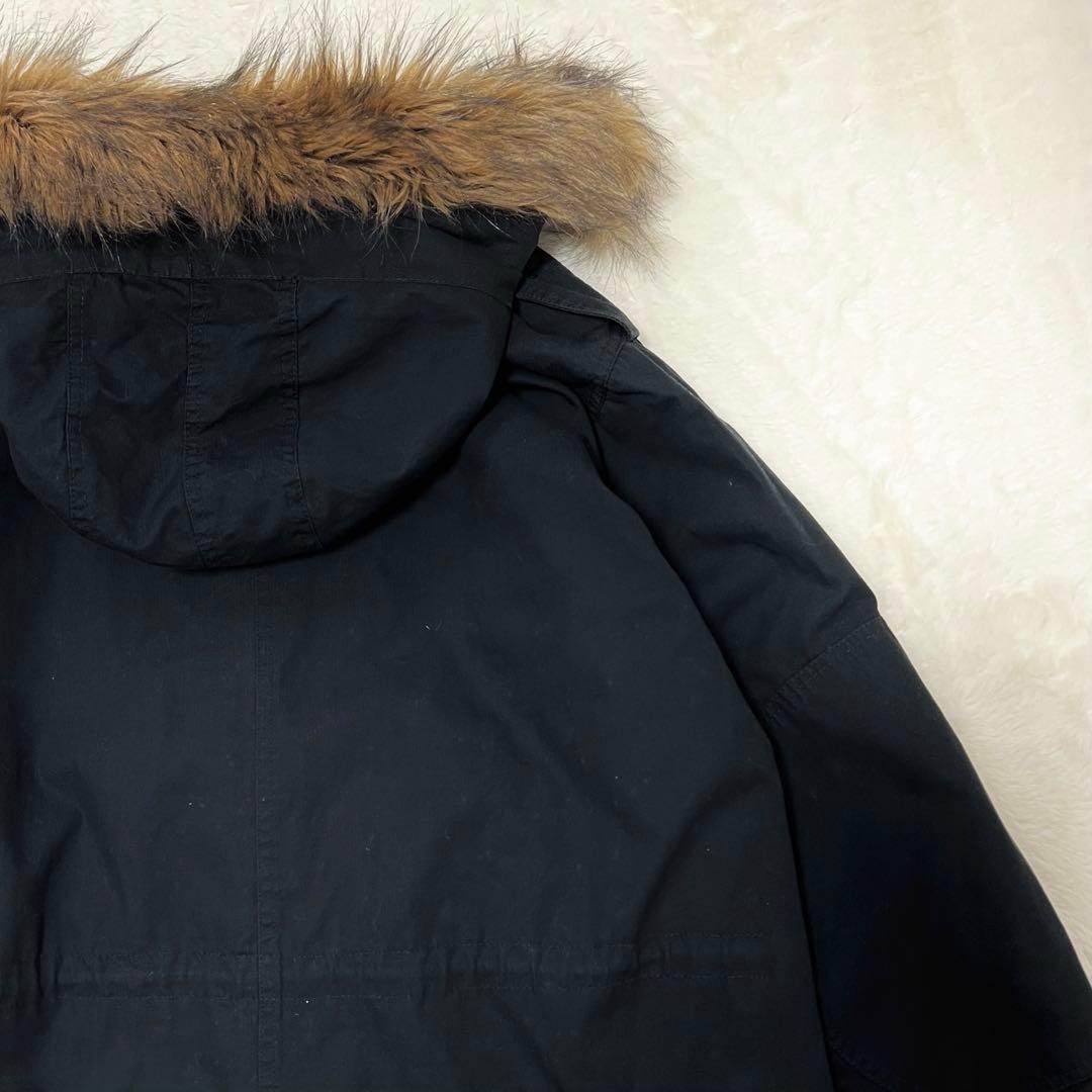 【にや】ネイバーフッド✨️10周年記念　モッズコート　ファー　取り外しフード