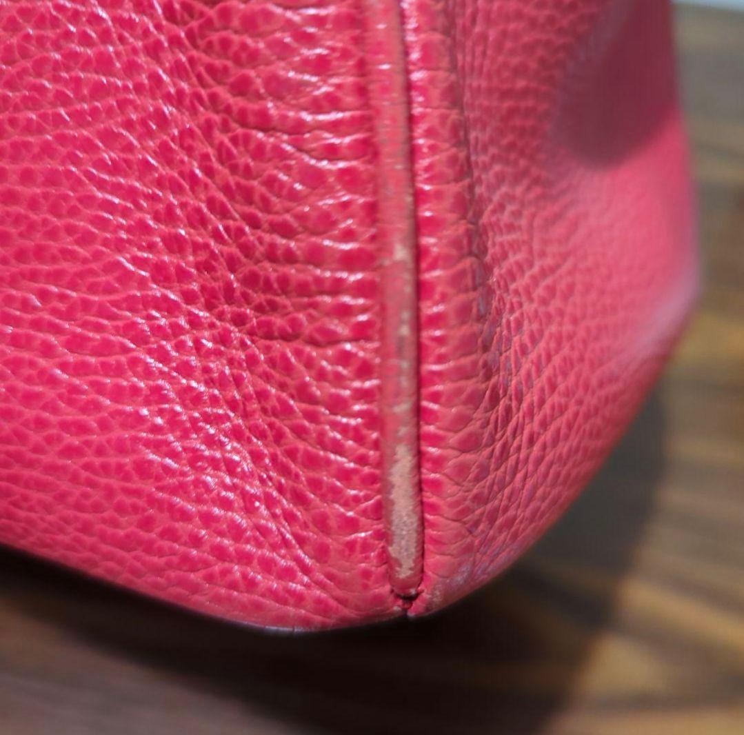 ヘンリーハイクラス HIGH CLASS レッド ハンドバッグ