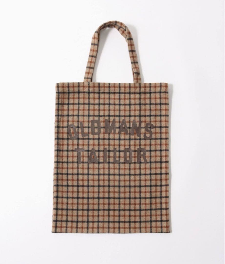 OLD MANS TAILOR チェック柄バッグ