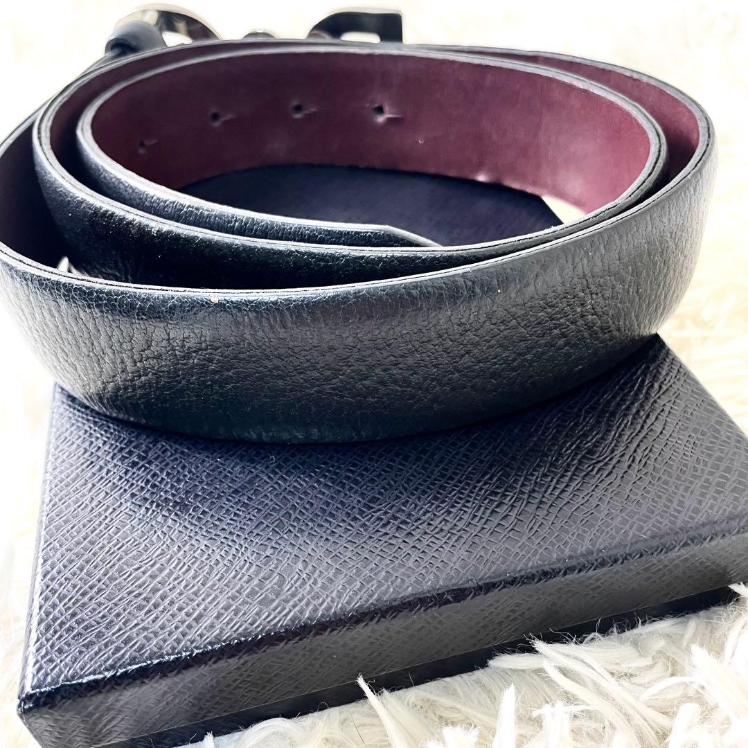 ドルチェ&ガッバーナ　D &G メンズ　ベルト　ブラック　黒　レザー